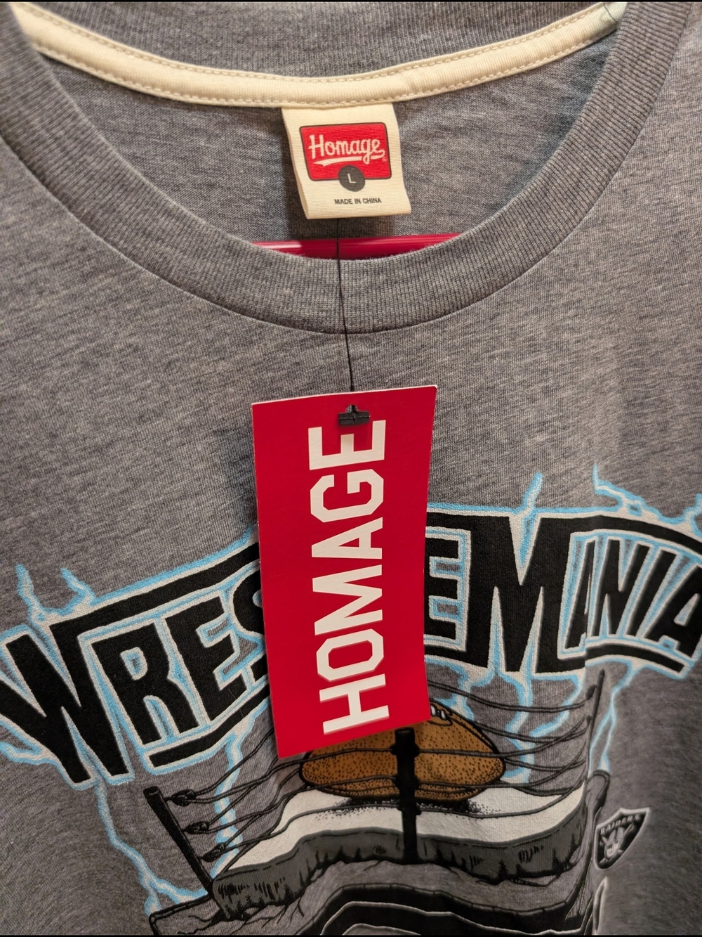 WWE / NFL T-Shirt - WrestleMania Design